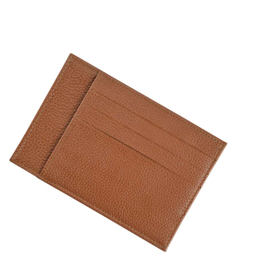 Tarjeteros Longchamp Le Foulonné Mujer Marrones | ES-MSJW170