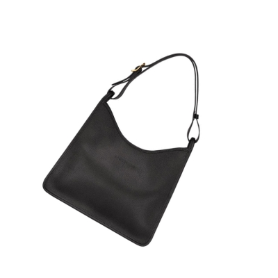 Bolsa De Hombro Longchamp Le Foulonné Mujer Negras | ES-ZPIC438