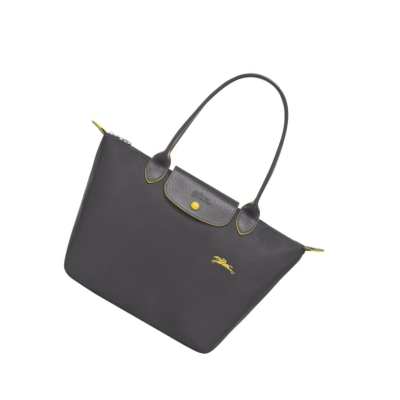 Bolsa De Hombro Longchamp Le Pliage Club S Mujer Gris | ES-CTPX792