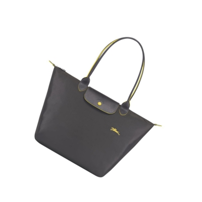 Bolsa De Hombro Longchamp Le Pliage Club L Mujer Gris | ES-ILEY648