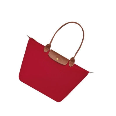 Bolsa De Hombro Longchamp Le Pliage Original L Mujer Rojas | ES-WENR124