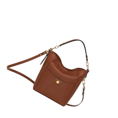 Bolsa De Hombro Longchamp Mademoiselle S Mujer Marrones | ES-HUNI920