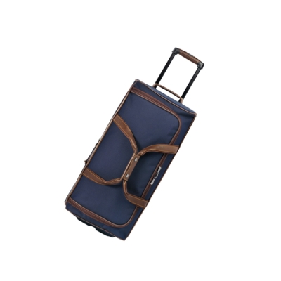 Bolsa Duffle Longchamp Boxford Mujer Azules | ES-VZRN127
