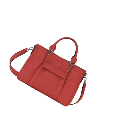 Bolsas De Mano Longchamp 3D S Mujer Rojas | ES-ZONA467