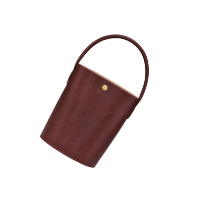Bolsas De Mano Longchamp Cuir De Russie Mujer Rojas | ES-HCGF894