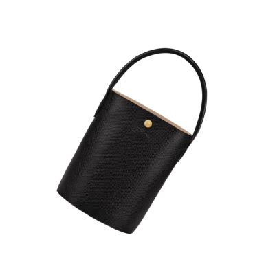 Bolsas De Mano Longchamp Cuir De Russie Mujer Negras | ES-UBMP179