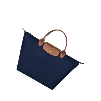 Bolsas De Mano Longchamp Le Pliage Original M Mujer Azul Marino | ES-IJNY237