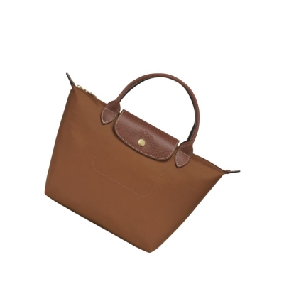 Bolsas De Mano Longchamp Le Pliage Original S Mujer Marrones | ES-KBOL538