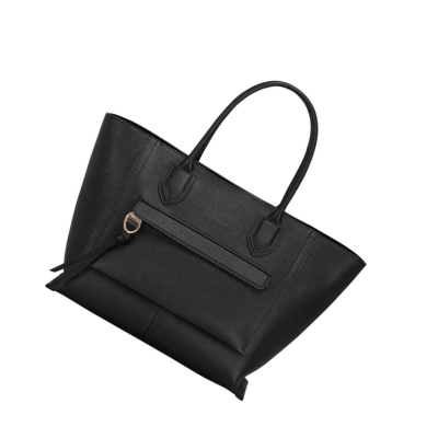 Bolsas De Mano Longchamp Mailbox L Mujer Negras | ES-DWZJ342
