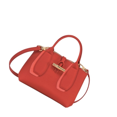 Bolsas De Mano Longchamp Roseau Shadow S Mujer Rosas | ES-KFYO236