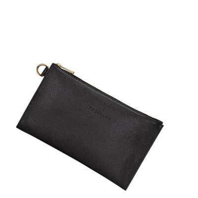 Bolso Pequeño Longchamp Le Foulonné Mujer Negras | ES-XFDG938