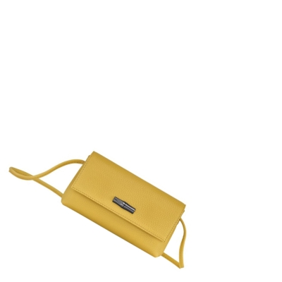 Bolso Pequeño Longchamp Roseau Essential Mujer Amarillo | ES-NKIZ420