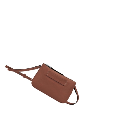 Bolsos Cruzados Longchamp 3D Mujer Marrones | ES-UNBG520