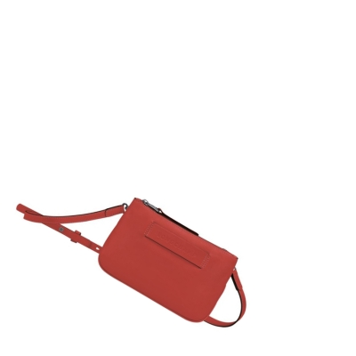 Bolsos Cruzados Longchamp 3D Mujer Rojas | ES-MWIO479