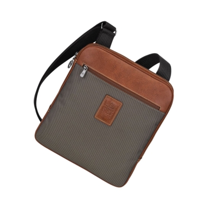 Bolsos Cruzados Longchamp Boxford L Hombre Marrones | ES-WQIH983