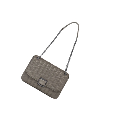 Bolsos Cruzados Longchamp Brioche M Mujer Gris | ES-EHWT167