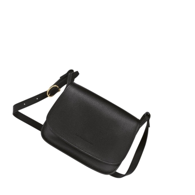Bolsos Cruzados Longchamp Le Foulonné M Mujer Negras | ES-HOCA947