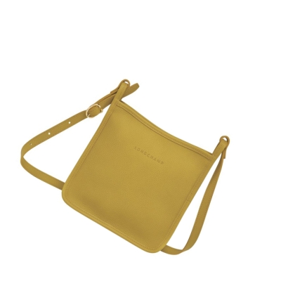 Bolsos Cruzados Longchamp Le Foulonné S Mujer Amarillo | ES-FOML469