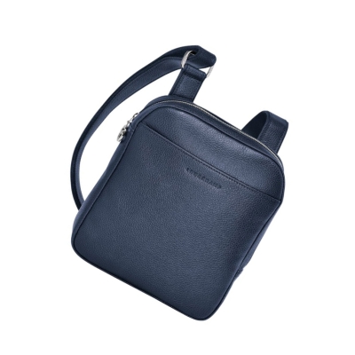 Bolsos Cruzados Longchamp Le Foulonné S Hombre Azul Marino | ES-KYPL279