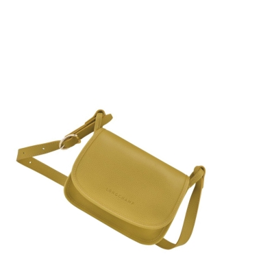 Bolsos Cruzados Longchamp Le Foulonné S Mujer Amarillo | ES-XJSU836