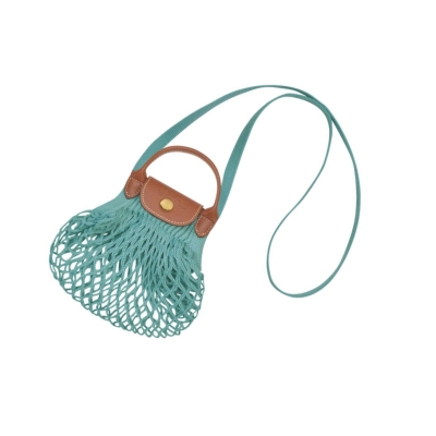 Bolsos Cruzados Longchamp Le Pliage Filet XS Mujer Azules | ES-SIBK217