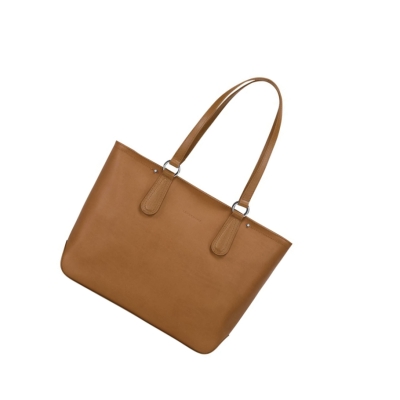 Bolsos Shopper Longchamp Cavalcade Mujer Beige | ES-HIWU906