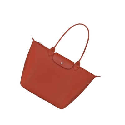 Bolsos Shopper Longchamp Le Pliage City L Mujer Rojas | ES-EWGC053