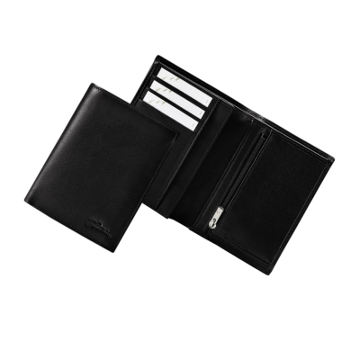 Carteras Longchamp Baxi Hombre Negras | ES-EIPA049