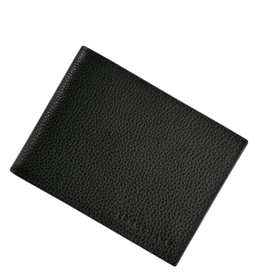 Carteras Longchamp Le Foulonné Hombre Negras | ES-YJKG752