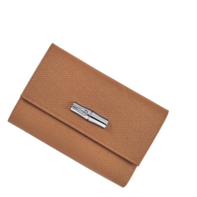 Carteras Longchamp Roseau Mujer Beige | ES-RWVH526