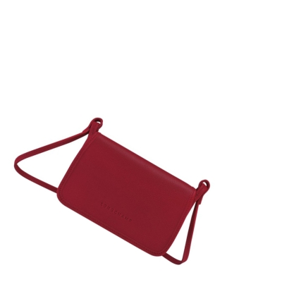 Cremallera De Carteras Longchamp Le Foulonné Mujer Rojas | ES-IORH890