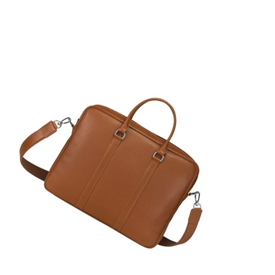 Maletín Longchamp Le Foulonné S Hombre Marrones | ES-DIOR705