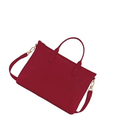 Maletín Longchamp Le Foulonné S Mujer Rojas | ES-FAVW548