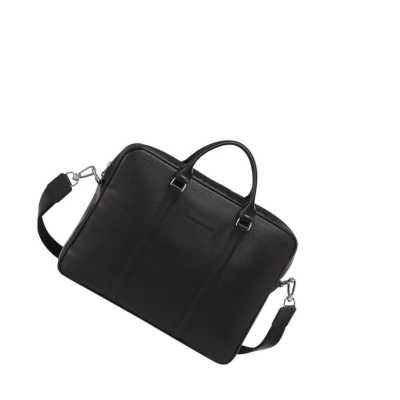 Maletín Longchamp Le Foulonné XS Hombre Negras | ES-CAZO451
