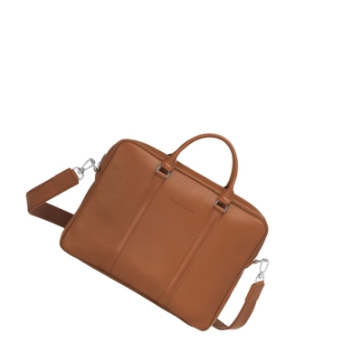 Maletín Longchamp Le Foulonné XS Mujer Marrones | ES-PKIO708