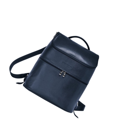 Mochilas Longchamp Le Foulonné Mujer Azul Marino | ES-BYCD073