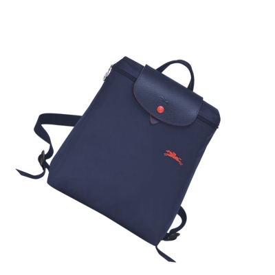 Mochilas Longchamp Le Pliage Club Mujer Azul Marino | ES-OBQZ503