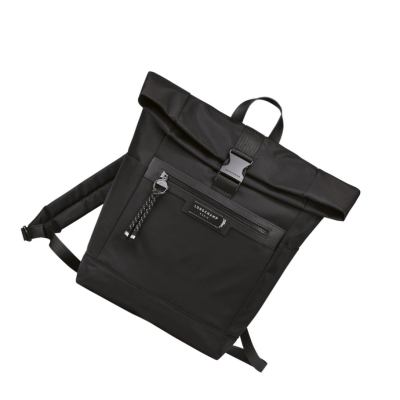 Mochilas Longchamp Le Pliage Energy Hombre Negras | ES-XCHB263
