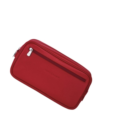 Neceser De Baño Longchamp Le Foulonné Mujer Rojas | ES-XVUL037