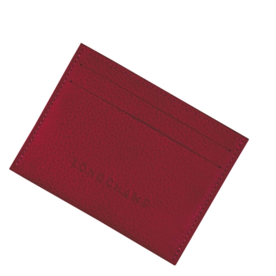 Tarjeteros Longchamp Le Foulonné Hombre Rojas | ES-XBJO685