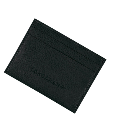 Tarjeteros Longchamp Le Foulonné Mujer Negras | ES-HUPF472