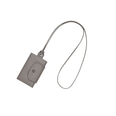 Tarjeteros Longchamp Le Pliage Cuir Mujer Gris | ES-MFYI768